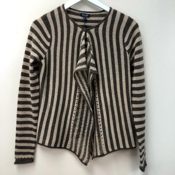 Splendid striped cashmere‎ cardigan sweater s - Picture 4 of 7